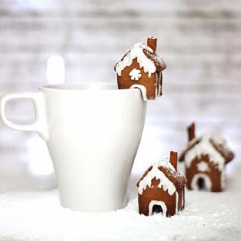 Christmas Cookie Cutters Mini Gingerbread House Cutters Stainless Steel Christmas Cutters 