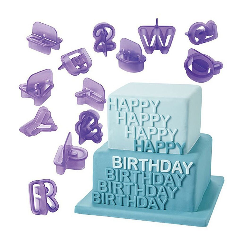 Buy Alphabet Cutters Letters and Numbers Cutters Fondant Cutter Plastic  Letter Number Fondant Mold Cookie Cutter Number Cutter Cake Decorating  Online in India 
