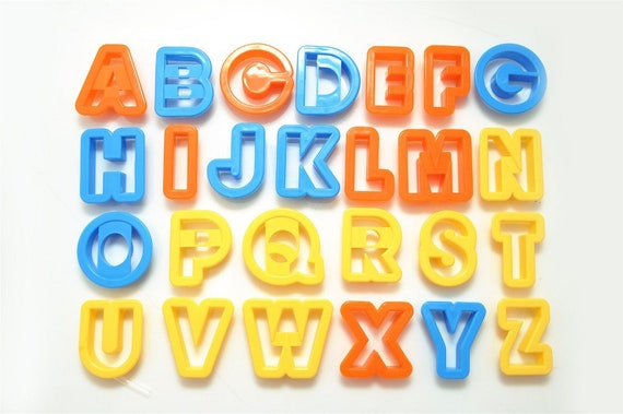 Letter Cutters Fondant Letters Number Cutters Fondant Numbers Cake  Decorating Tool Fondant Cutters Letters and Numbers 