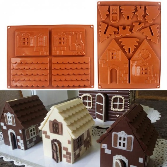 Christmas Gingerbread House Silicone Cake Mold