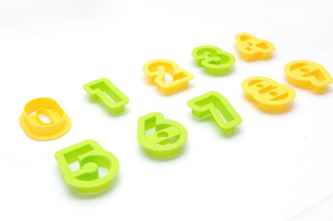 Letter Cutters Fondant Letters Number Cutters Fondant Numbers Etsy