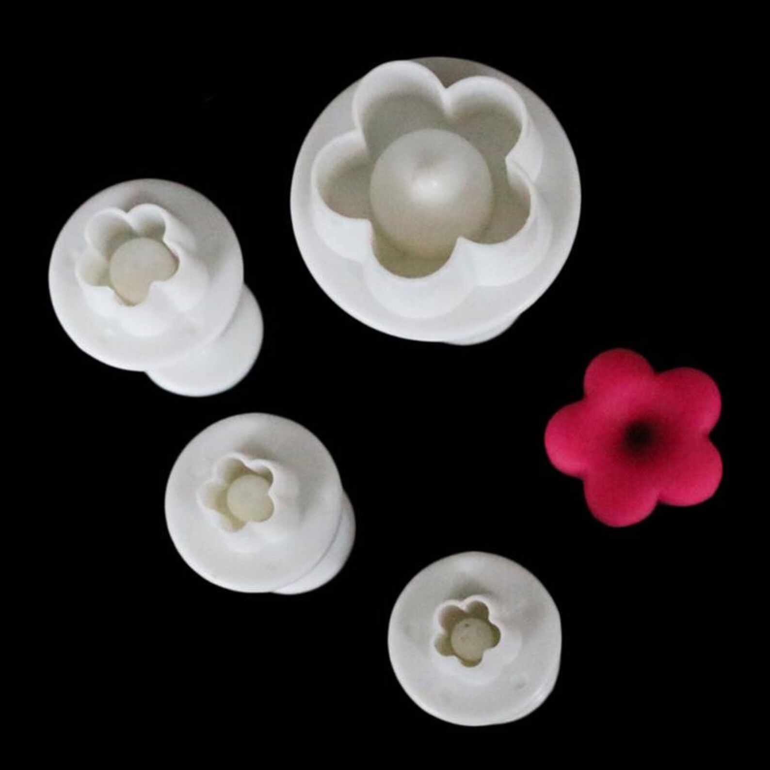 Flower Plunger Cutters Cake Decorating Tools Fondant Cutters Etsy