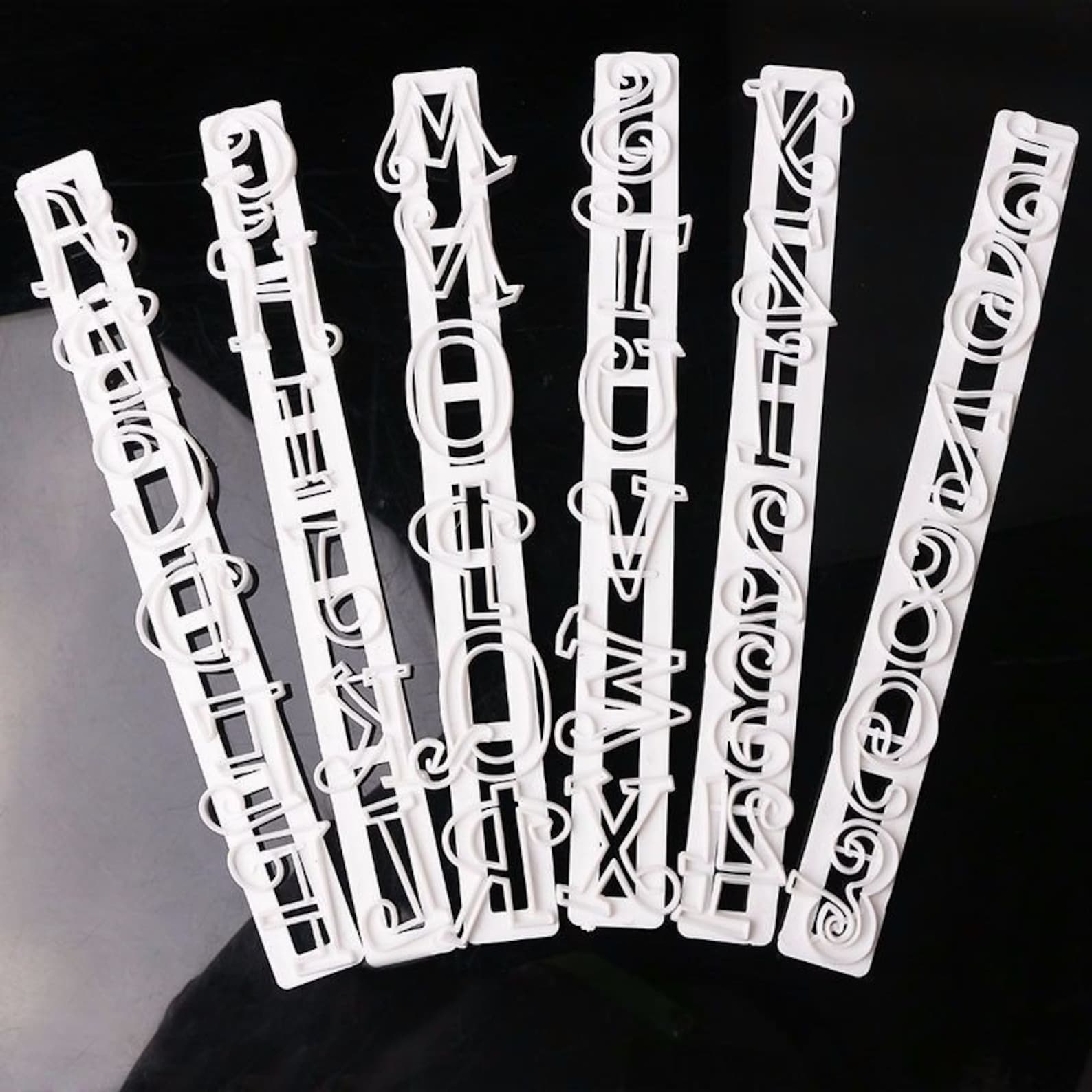 Fondant Letter Cutter Set Fondant Cutters Craft Tools Cake Decorating