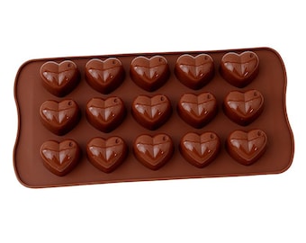 Heart silicone mold Chocolate mold Cake Decorating Tools Chocolate molds Chocolate Candy mold Pralines