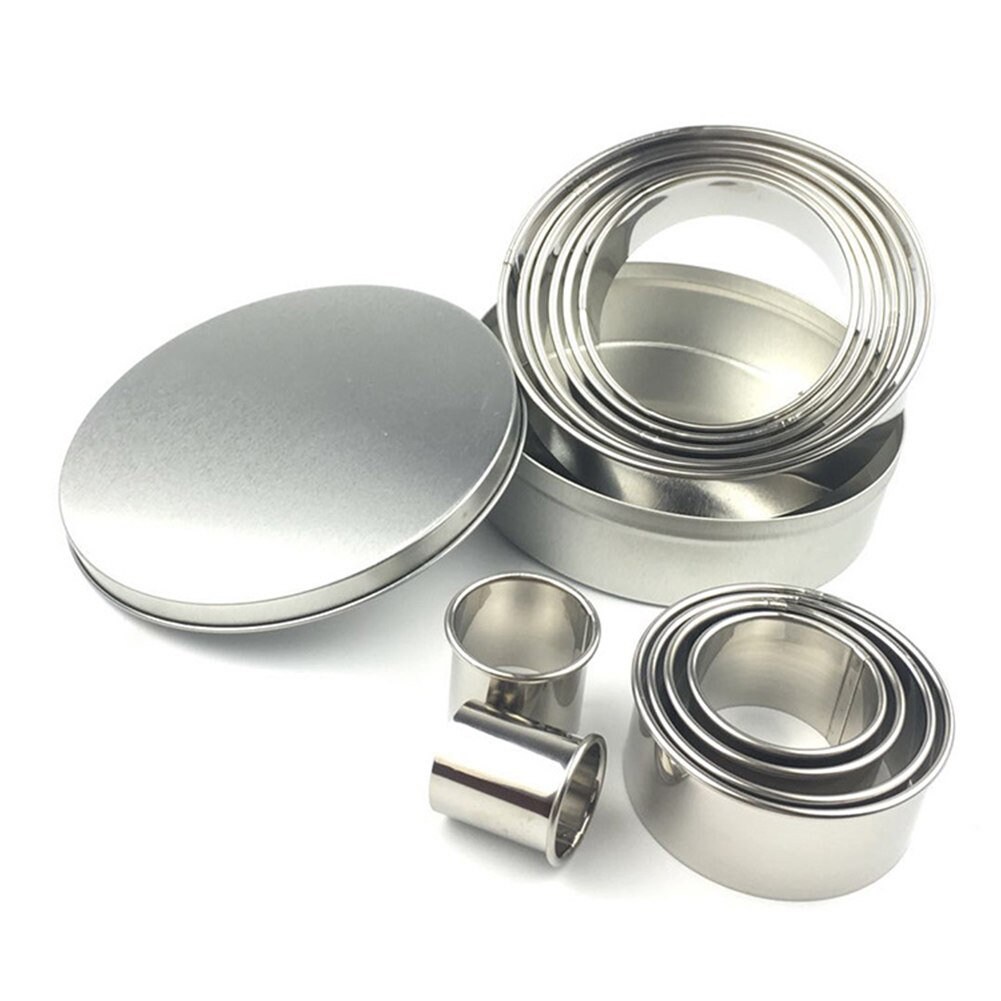 Round Cutters Set of 12 Stainless Steel Cake Decorating Tools - Etsy