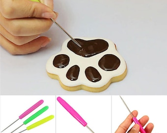 3-teiliges Nadelset für die Dekoration von Keksen