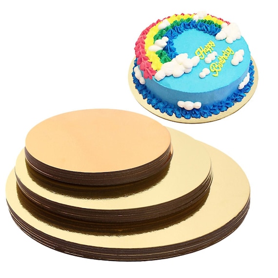 Cake Board Round Cake Boards Cardboard for Cake Silver and Gold