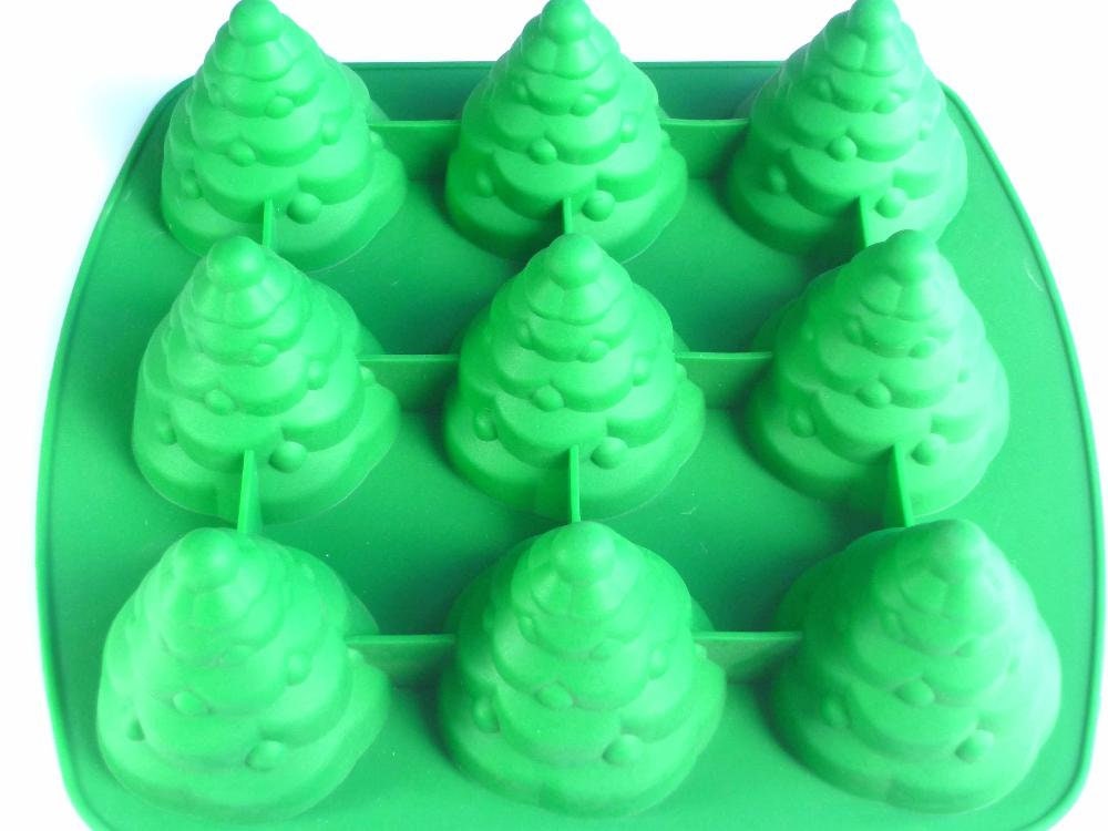 1pc Christmas Cake Mold, 3D Silicone Mold, Reindeer Christmas Tree Gift  Cookie Mold, Chocolate Mold, Suitable For DIY Cake Decoration Tools, Baking  To
