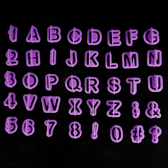 Alphabet cake clearance cutters