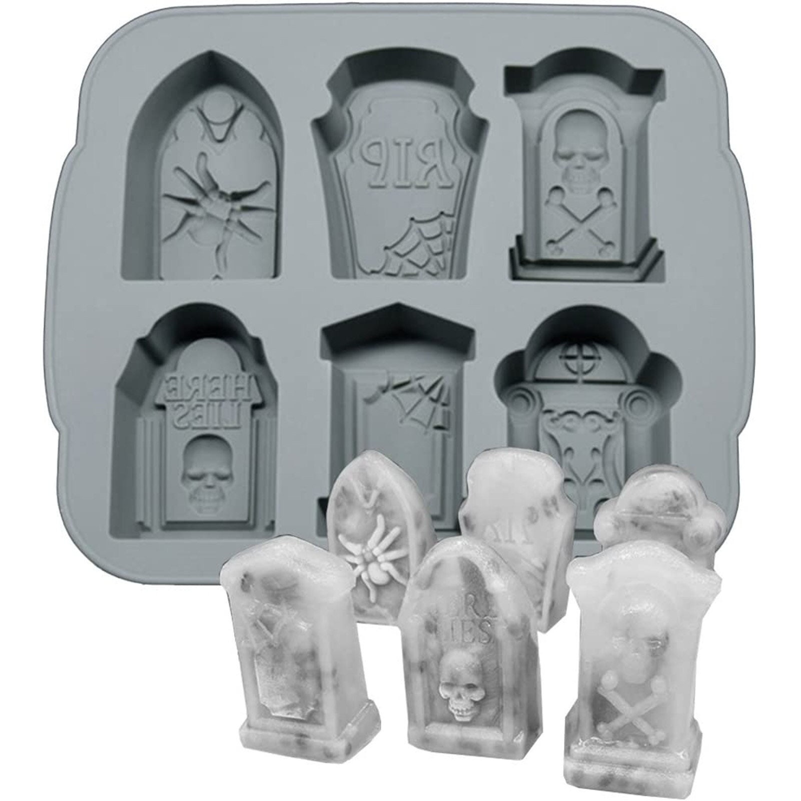 Tombstone Minis Chocolate Candy Mold Make 'N Mold 1080