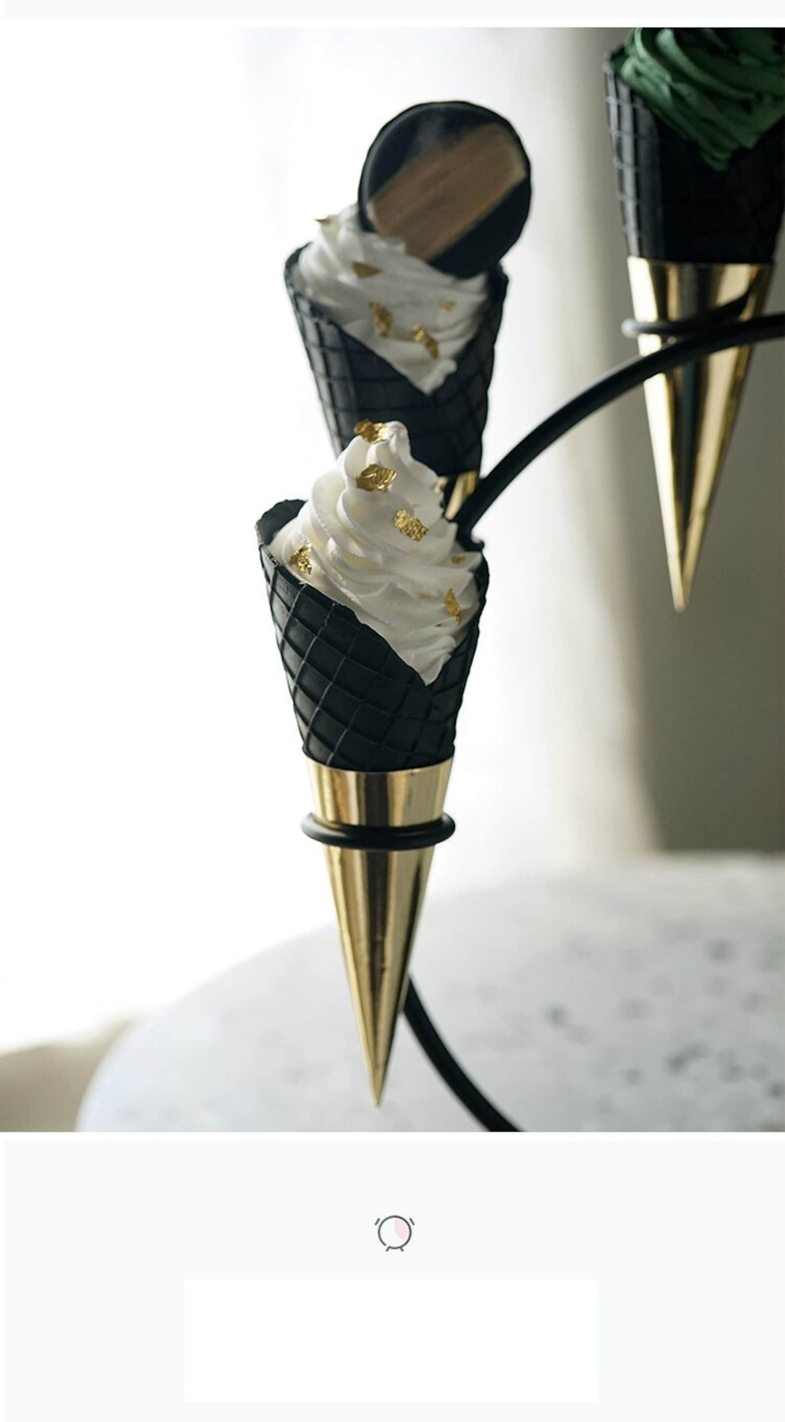 Ice Cream Cone Holder Metal Dessert Stand 6 Hole Cone Stand Etsy Finland