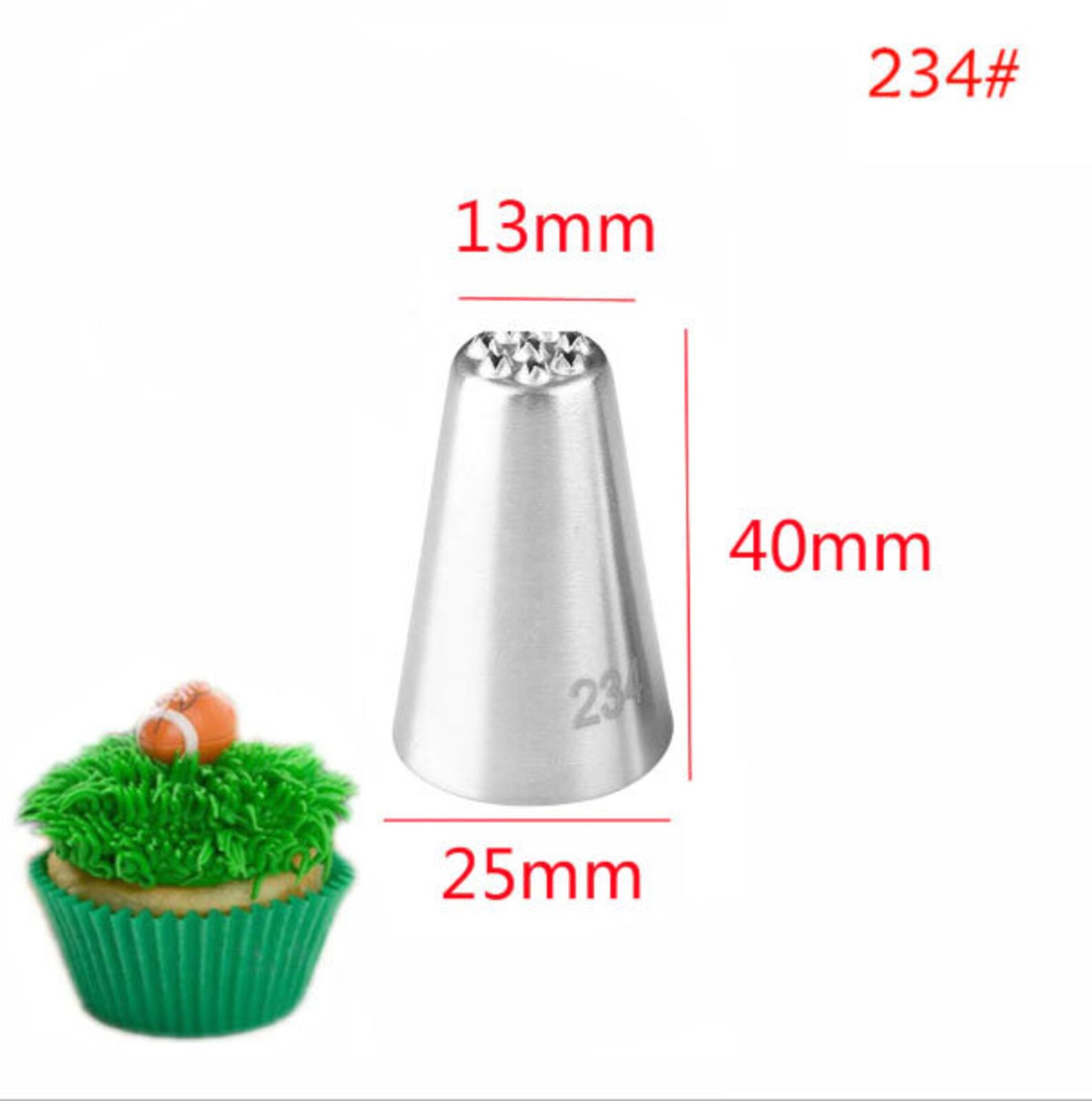 Grass Icing Tips 3 Sizes Stainless Steel Icing Nozzles Cake Etsy