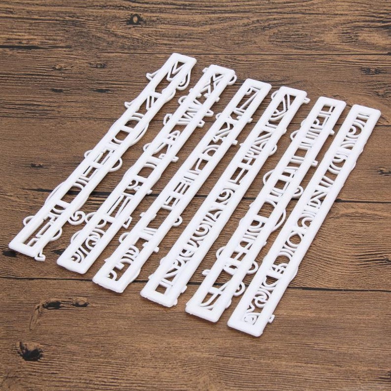 Fondant Letter Cutter Set Fondant Cutters Craft Tools Cake Decorating