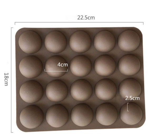 Half Ball Silicone Mold for Chocolate Truffles Desserts Cake Decorating  Tool Cake Decoration Baking Supplies Silicone Mold 