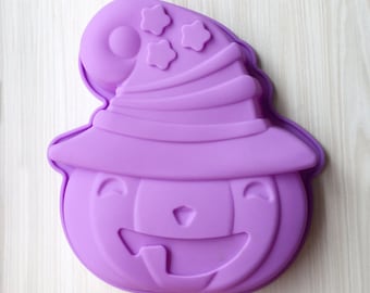 Molde de silicona para hornear calabazas de Halloween Molde de Halloween con forma de calabaza Molde para pastel de calabaza Molde de silicona para Halloween