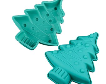 Christmas Tree Shaped Silicone Mold Baking Cake Mold Cake Decorating Tools DIY Christmas Cake Christmas Baking Pan Christmas Tree Cake