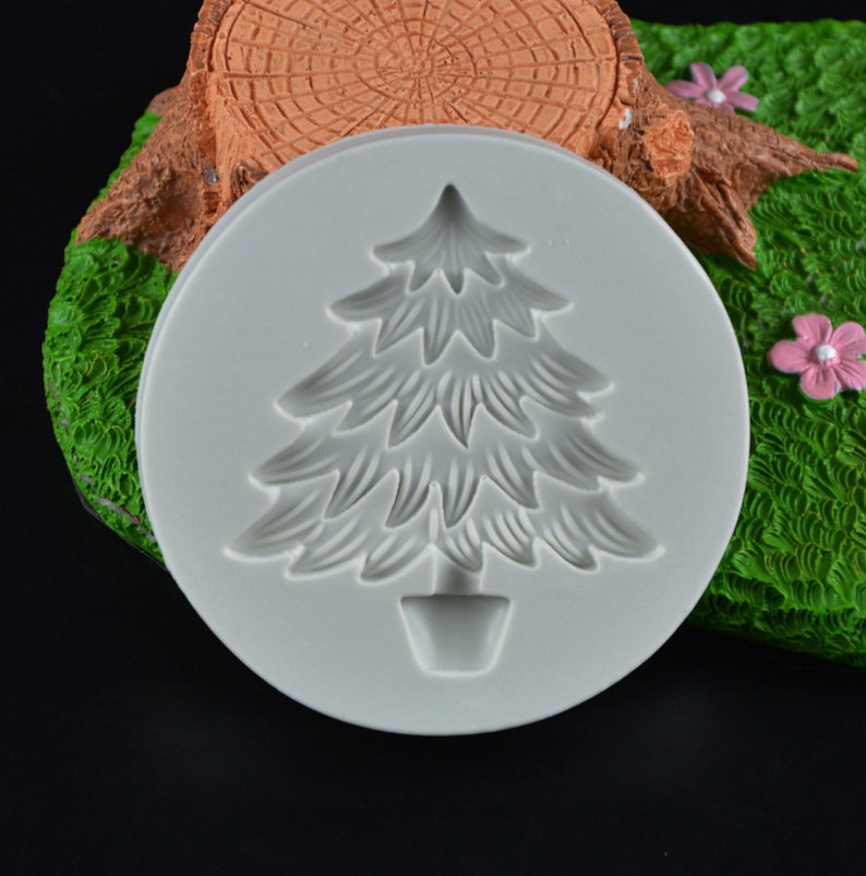 Silicone Christmas Tree Fondant Mold Cake Decorating Tools Cake
