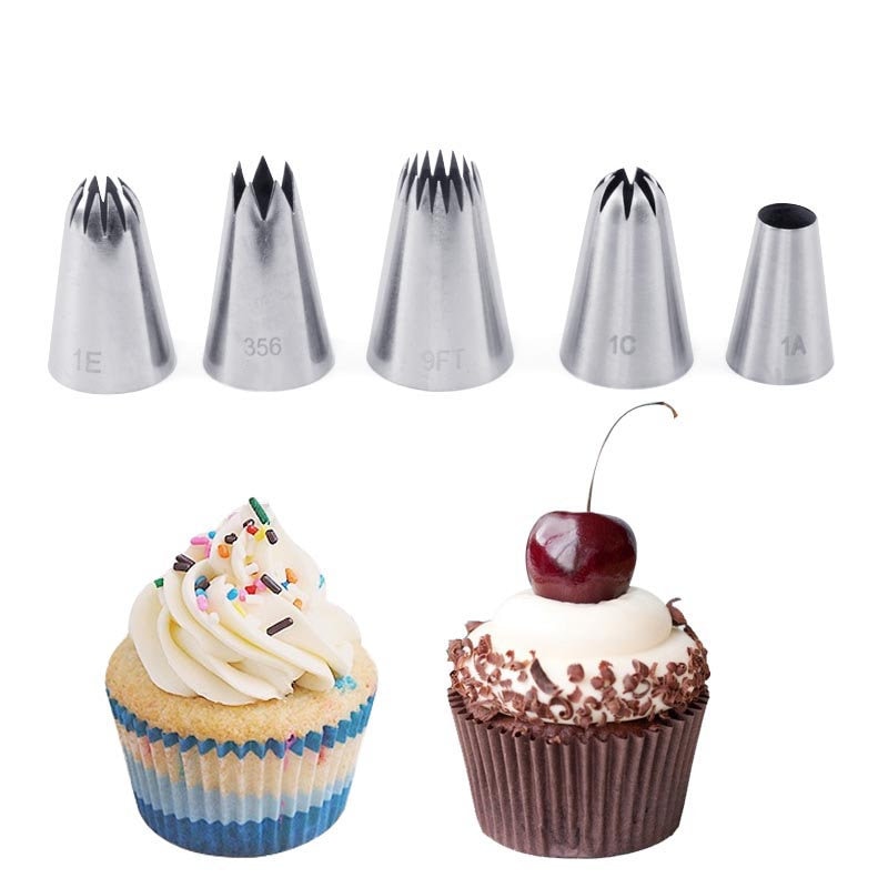 Large Piping Tips for Cupcake and Cake Decorating 3 Pieces Etsy