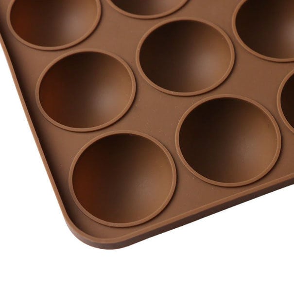 Lerykin Small 15-Cavity Semi Sphere Silicone Molds Non-Stick,2 Packs Half Sphere Silicone Baking Molds For Making Jelly, Chocolates And Cake - Foto 14