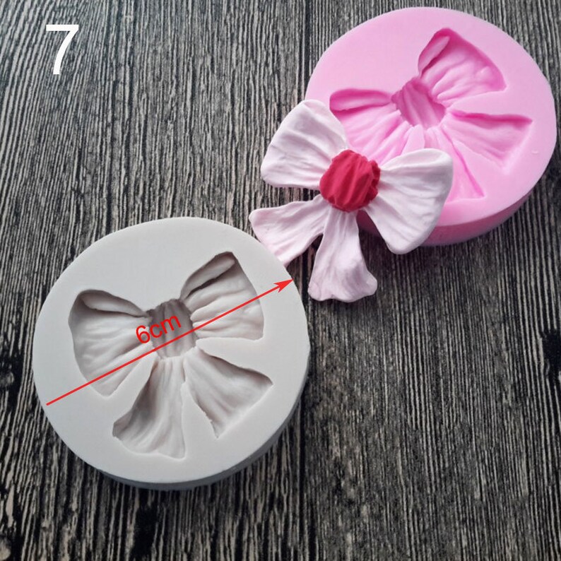 Bows Silicone Mold Cake Decorating Tools Fondant Bow Mold Etsy