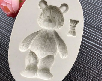 1 stampo in silicone a forma di animale carino per decorare torte