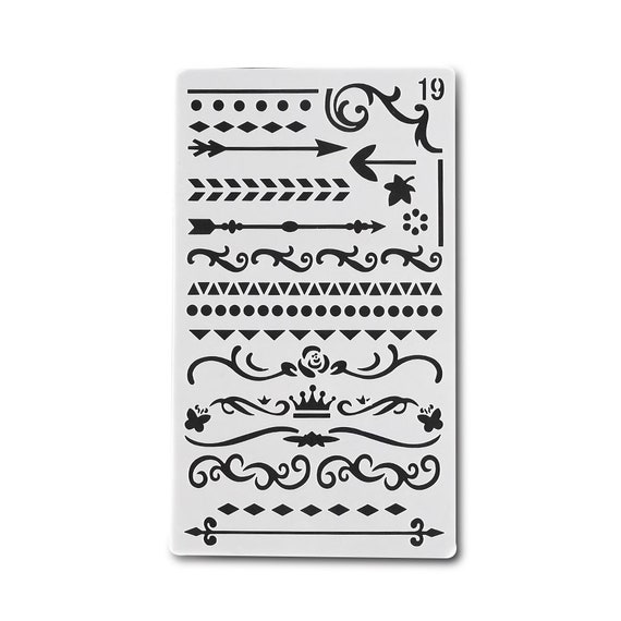 Bullet Journal Dividers Stencil, Planner Decoration Template