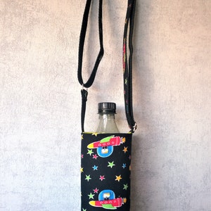 Flaschentasche für Kinder zum umhängen, praktisch für Schule, Kita und unterwegs Bild 2
