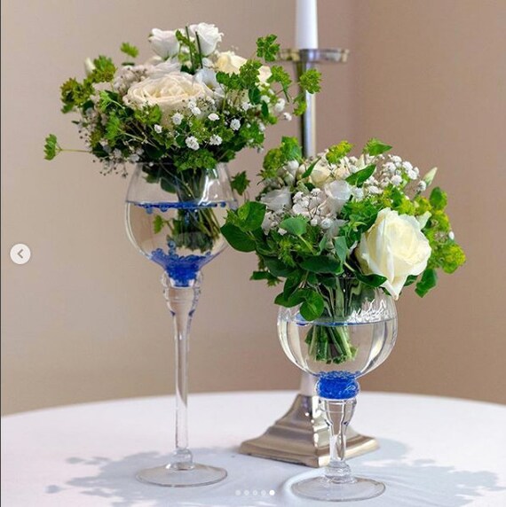 Rental Vase Or Candle Glass For Swimming Candles Etsy