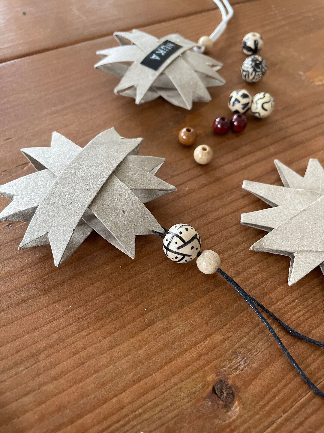 Geschenkanhänger / Tannenbaumschmuck Papierstern Etsy.de