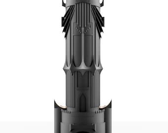 3D Printed Barad-Dur Dice Tower | Lord of the Rings RPG Prop