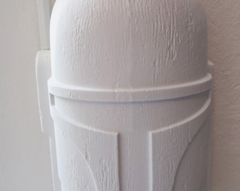 Boba Fett Tiki Wall Hanging Decoration 3D Printed | Unpainted | Star Wars Inspired Decoration |