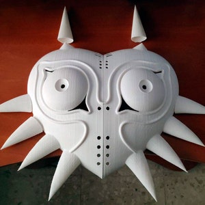Majoras Mask 3D Printed | Unpainted | Zelda Majora&#39;s Mask Wearable 3D Prop
