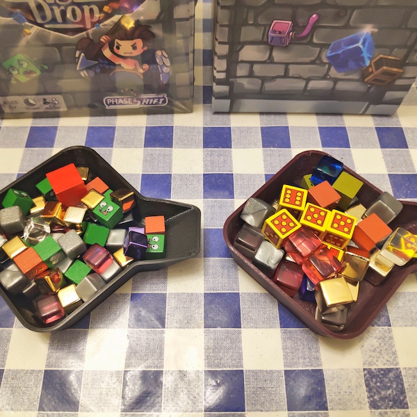 Board Game Trays 3D Printed | Tabletop Games | Stackable Token Trays | Board Game Bits Organizer