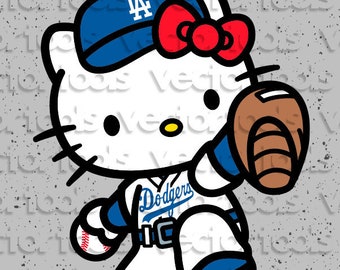 Free Free Hello Kitty Dodgers Svg