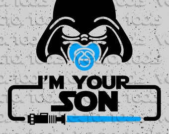 Download Baby Vader Vector Etsy