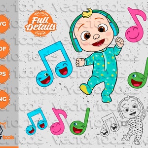 Cocomelon Svg And Png Jj Cut File Svg Png Jj Toddler Plus Etsy