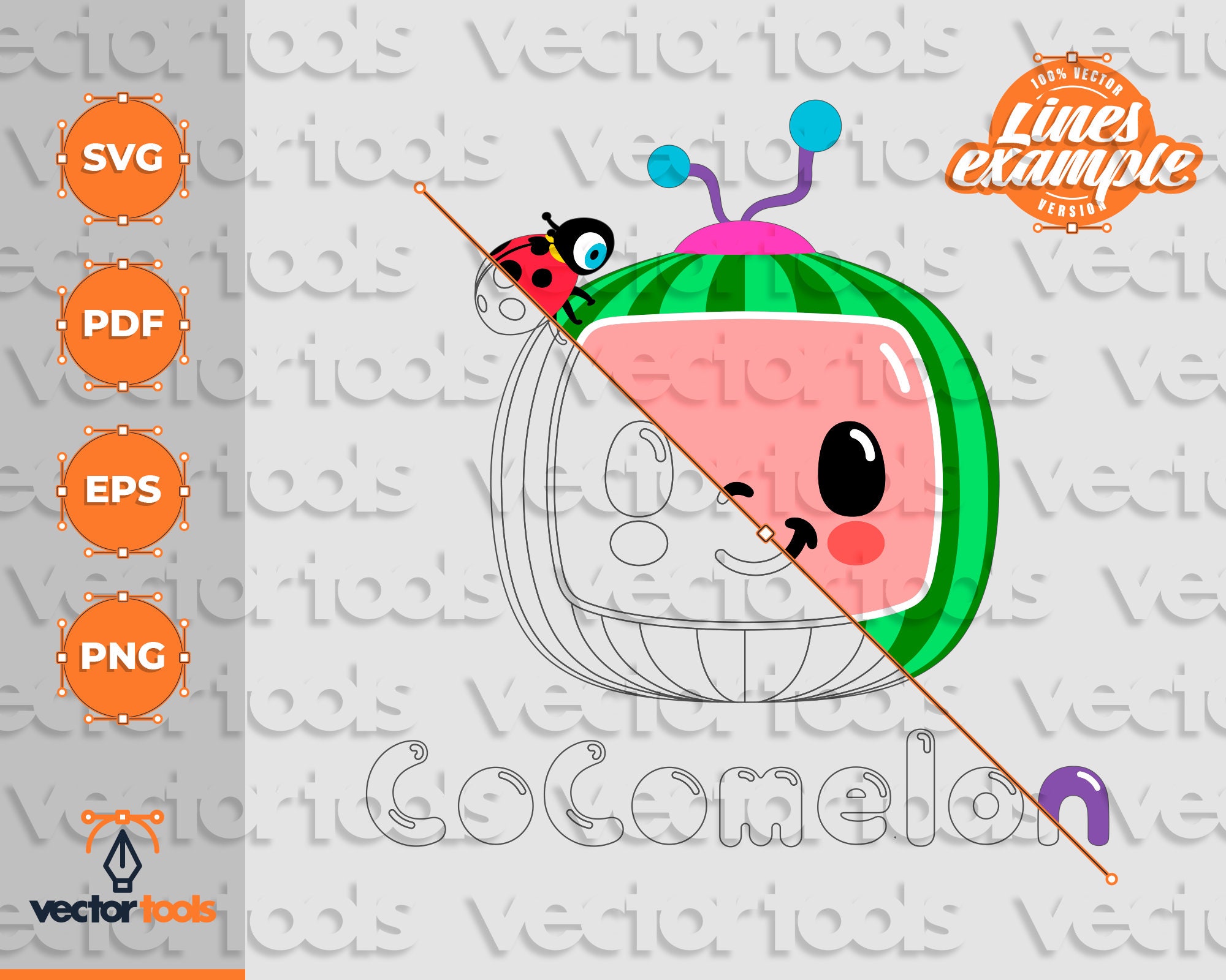 Cocomelon svg Cocomelon Logo svg Cocomelon layered | Etsy