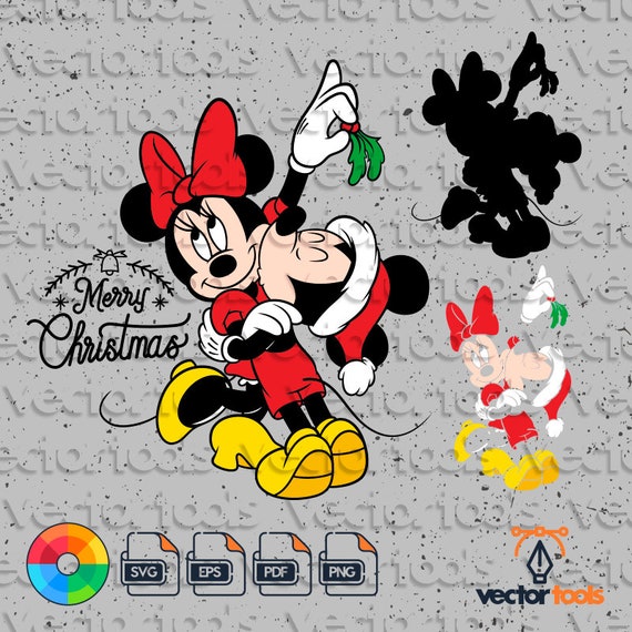 Mickey christmas svg stitch christmas svg LAYERED christmas svg Pluto svg disney christmas svg christmas hat svg,