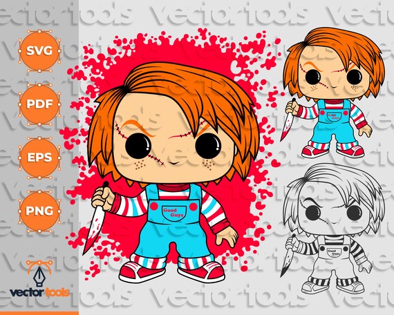 Chucky Svg Funko Chucky Horror Movie 
