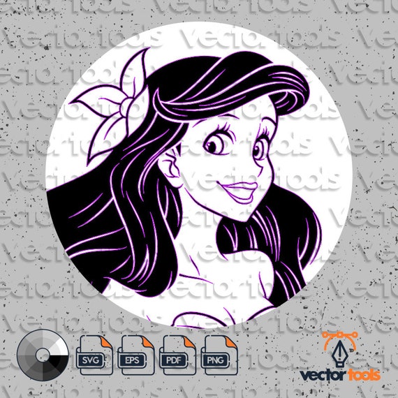 The Little Mermaid Svg The Little Mermaid Ariel Svg Ariel Etsy
