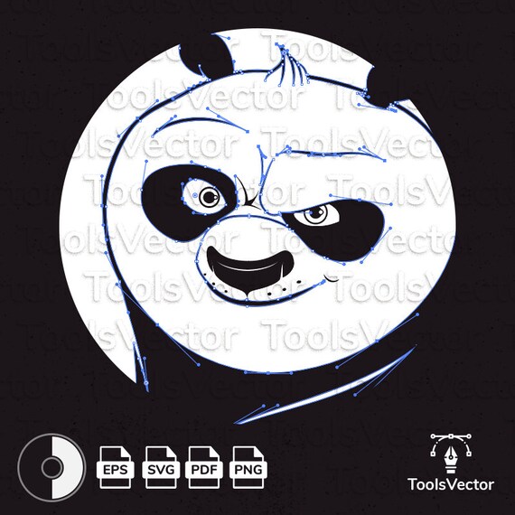 Kung Fu Panda Svg Kung Fu Panda Vector Kung Fu Panda Kung Etsy