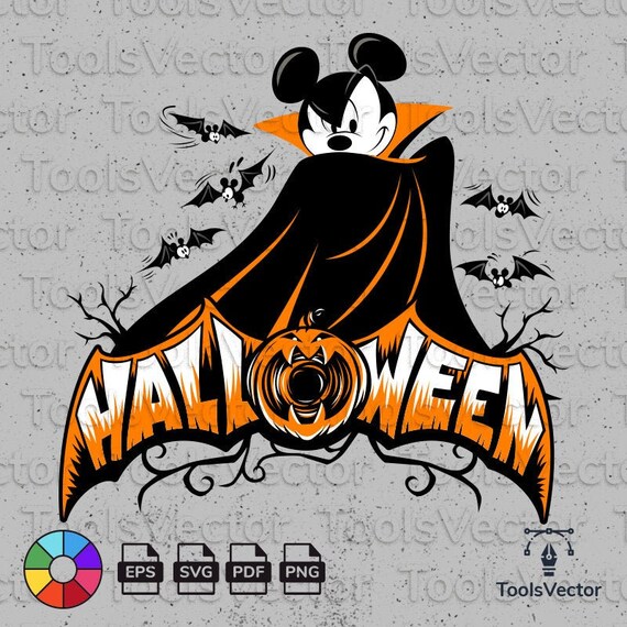 Download Disney Halloween Disney Mickey Mouse Halloween Vampire Svg Etsy