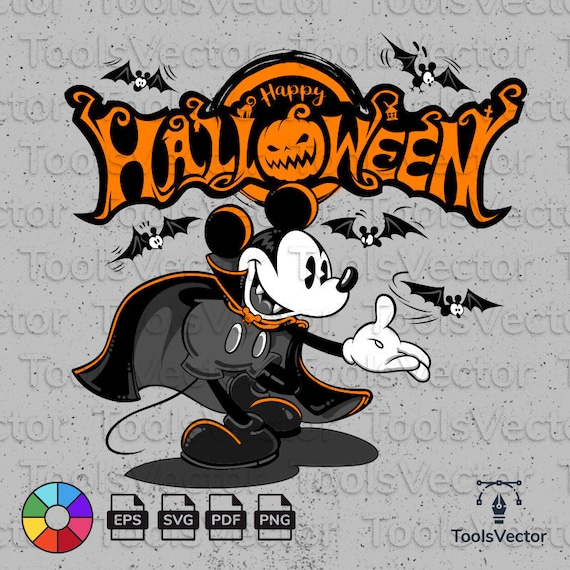 Download Disney Halloween Disney Mickey Mouse Halloween Vampire Svg Etsy