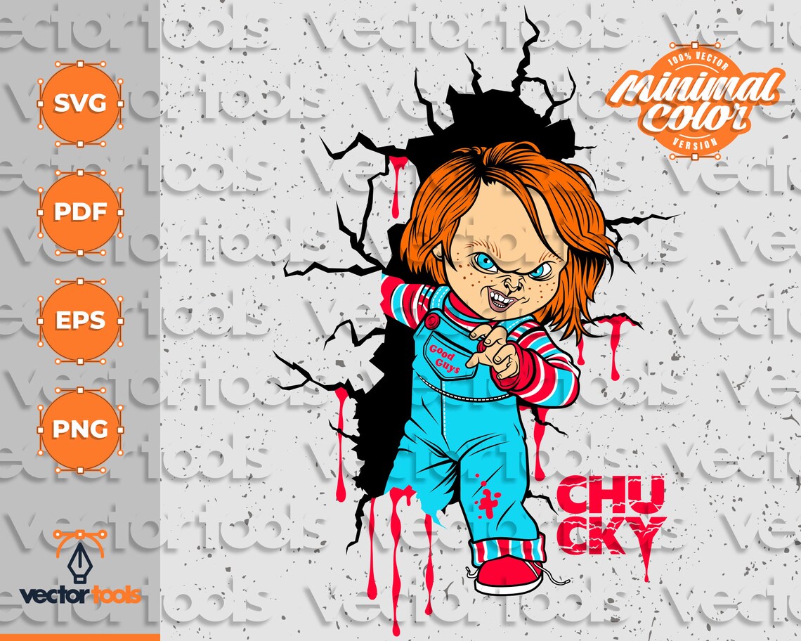 Chucky SVG Free For Cricut