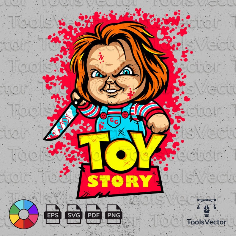 Chucky Svg Toy Story Svg Buddi Svg Chucky Vector Chucky - Etsy