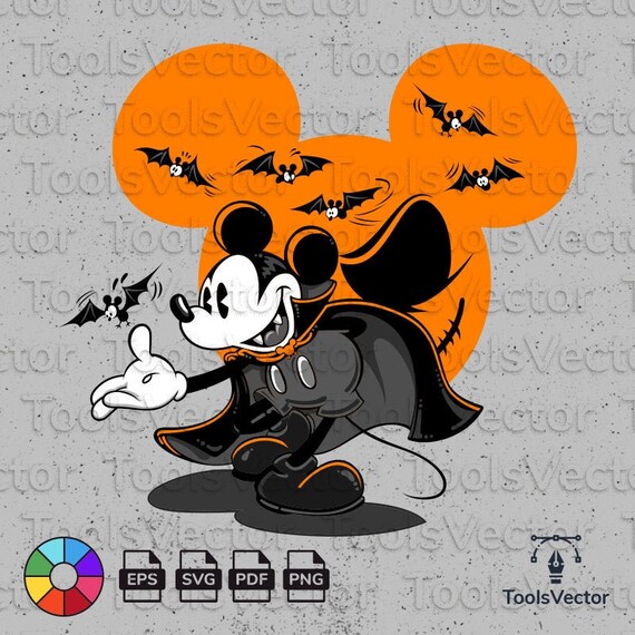 Download Disney Halloween Disney Mickey Mouse Halloween Vampire Svg Etsy