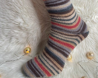 Regia - Socken handgestrickt  Gr. 41/42