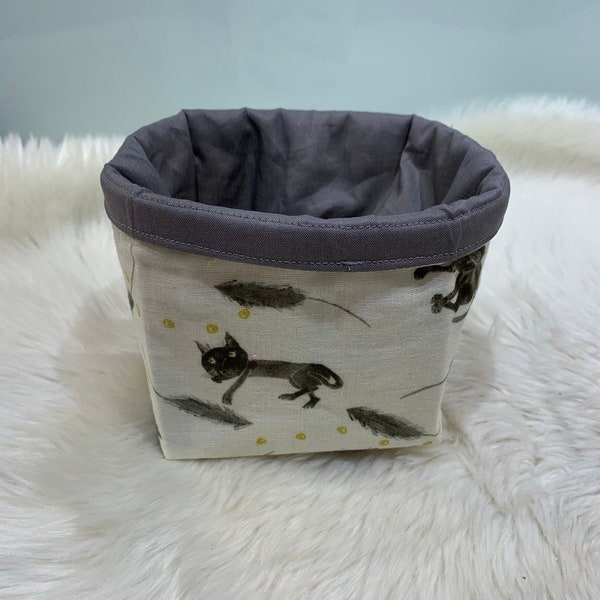 Utensilo / fabric basket / cloth basket / cats / washable