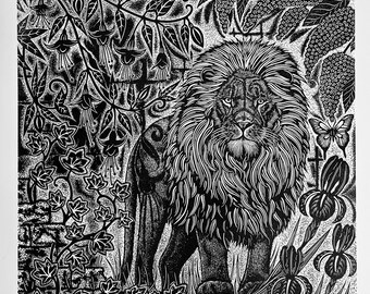 Limited Edition Linocut Print: Pantheon on Somerset Paper