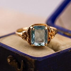 Retro Blue Ring